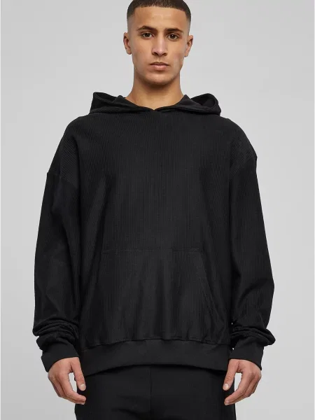 Bluza z kapturem Urban Classics frotte czarna