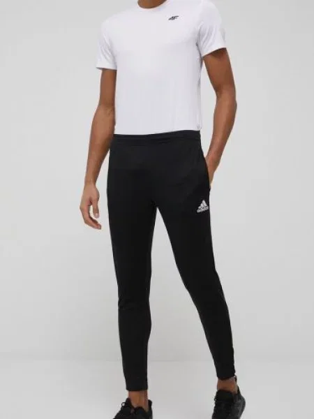 Панталон за трениране adidas Performance Entrada 22 мъжки черно с кройка по тялото