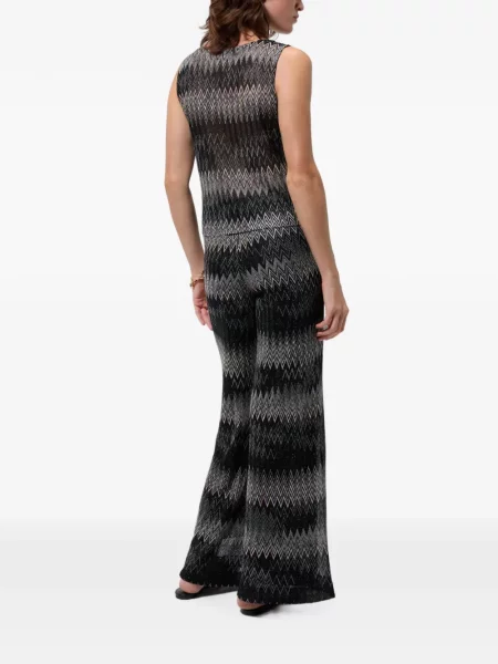 Top Missoni fără mâneci negru