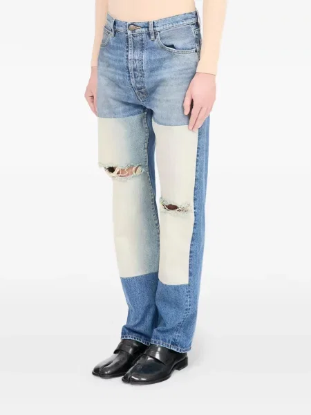 Blugi Maison Margiela rupți albastru