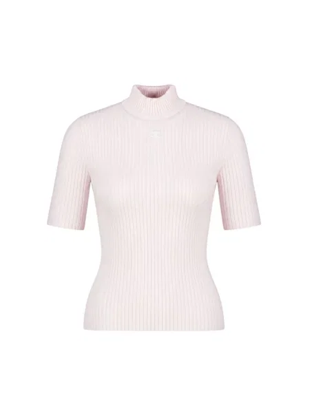 Sweter Courreges różowy