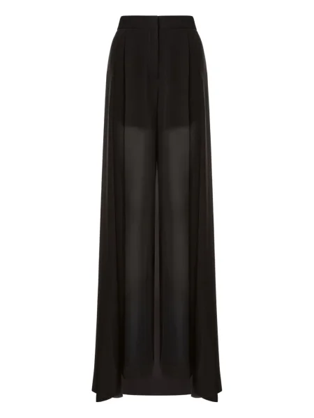 Pantaloni Alberta Ferretti transparente negru