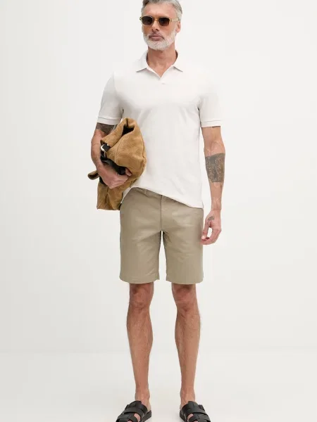 Tricou polo Calvin Klein Jeans alb