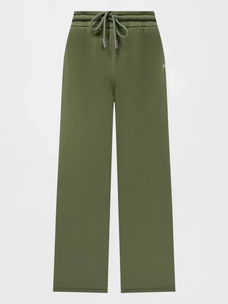 Спортивні штани з вишивкою логотипа Off-white зелені