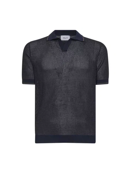 Koszulka polo D4.0 niebieska
