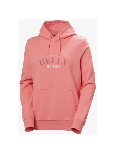 Bluza z kapturem Helly Hansen Core Graphic jasnoróżowa XS różowa
