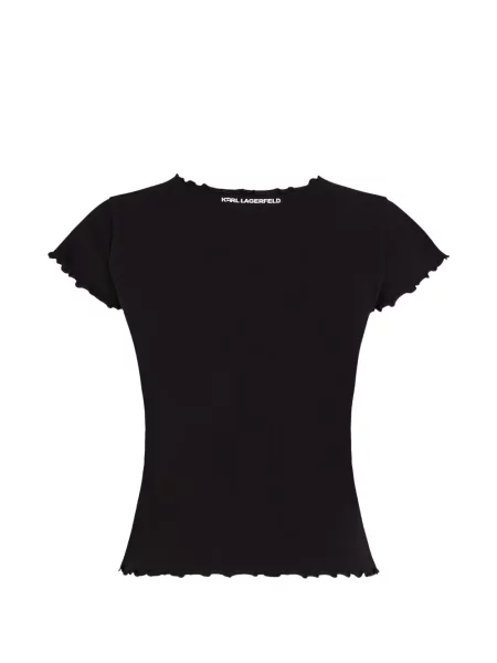 Tricou Karl Lagerfeld cu funde negru