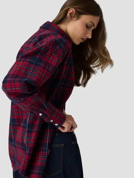 Сорочка в клітинку Guess Jeans червоний