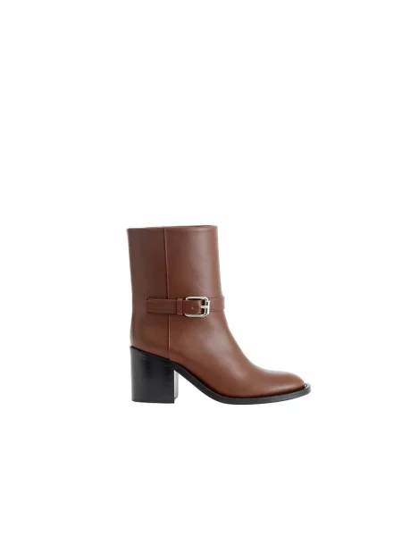 Botki Burberry brązowe