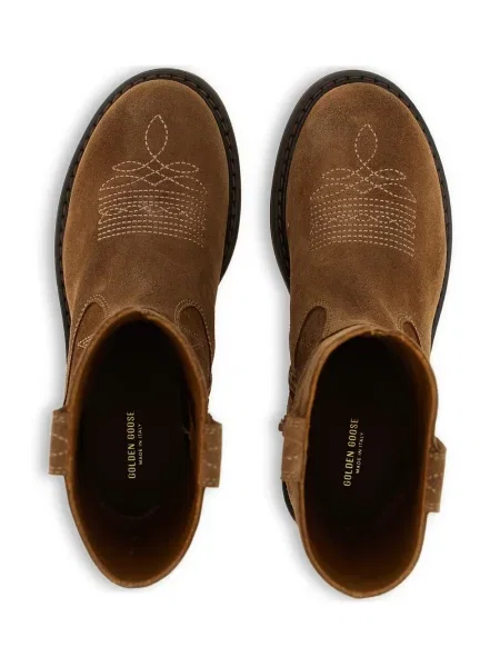 Dětské kotníkové boty Golden Goose hnědé