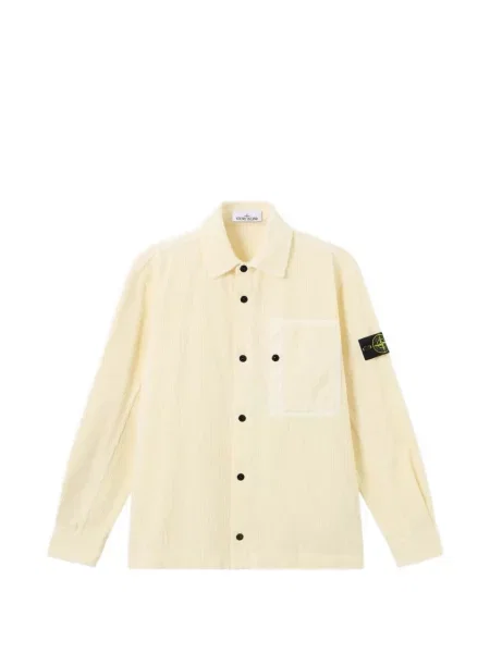 Cămașă Stone Island de catifea cord cu strasuri