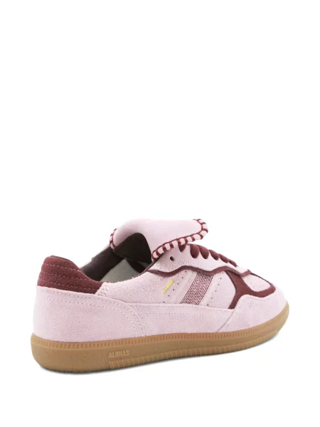 Sneakers Alohas με κορδόνια με δαντέλα ροζ