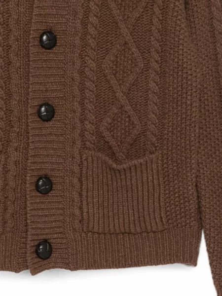 Cardigan Rakki tricotate maro