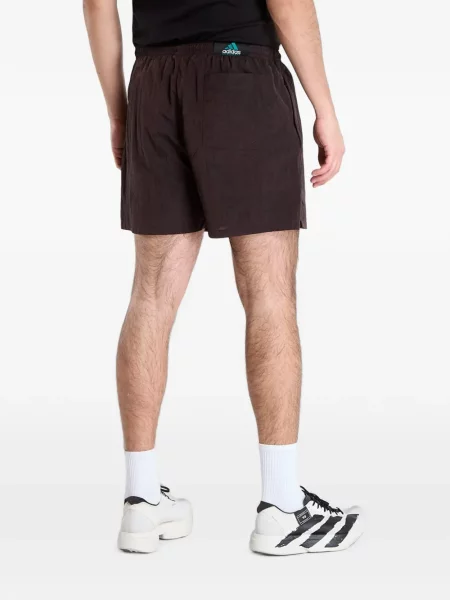 Scurt tricou Adidas alergare cu broderie portocaliu