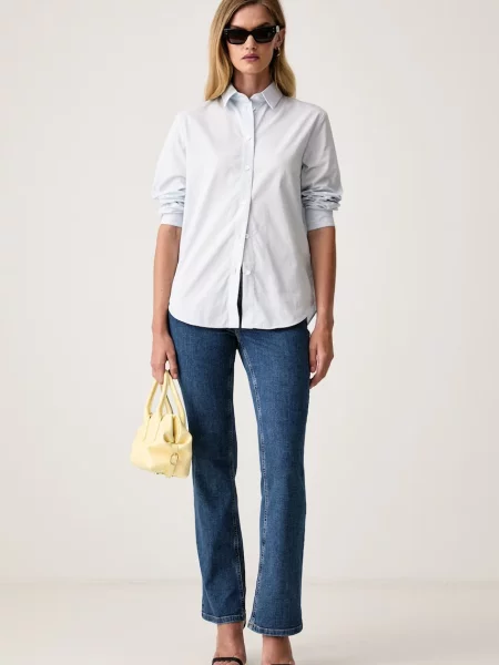 MM by Max Mara cămașă de damă din MMLDANZA albastru