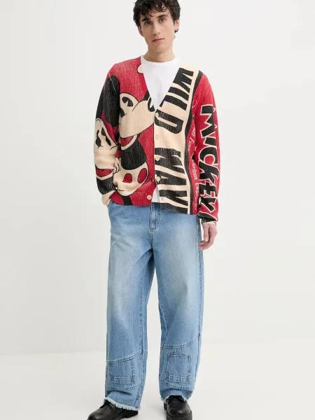 Desigual kardigan WILD czerwony