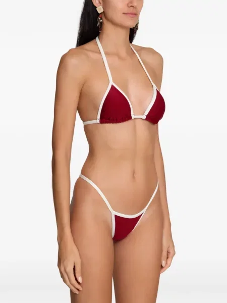 Bikini Amir Slama cu legături roșu