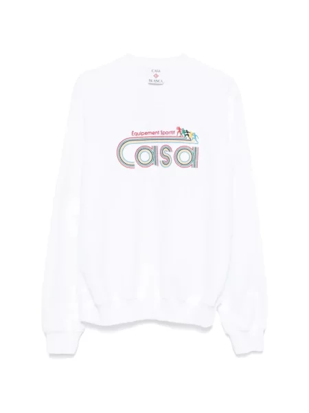 Bluza Casablanca z nadrukiem biała