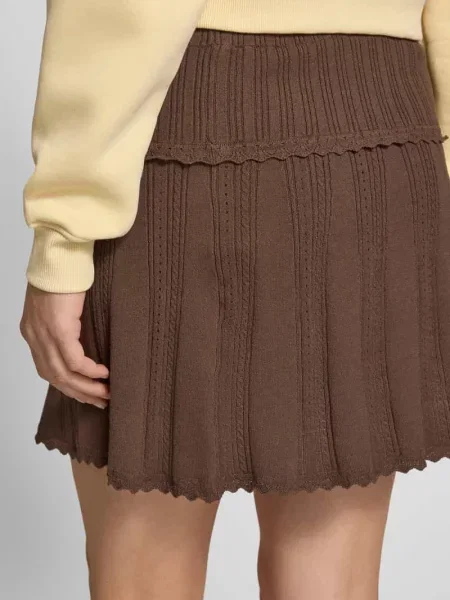 Mini-spódnica z dzianiny z elastycznym pasem model GIANNA' Jjxx