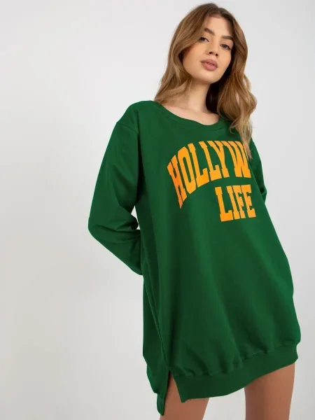 Hanorac Fashionhunters verde
