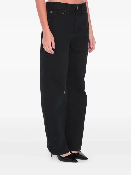 Blugi Khaite cu 5 buzunare negru