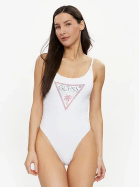 Guess Jednodílné plavky bílá