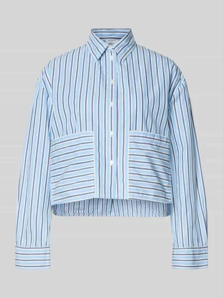 Bluzka z długim rękawem w kroju loose fit z czystej bawełny S.oliver Red Label