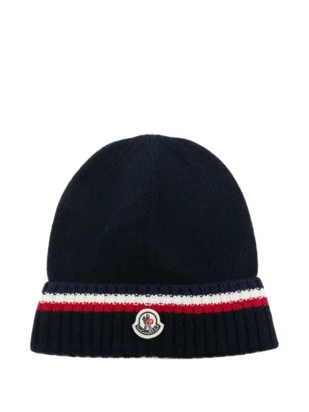 Czapka dziecięca Moncler Enfant niebieska
