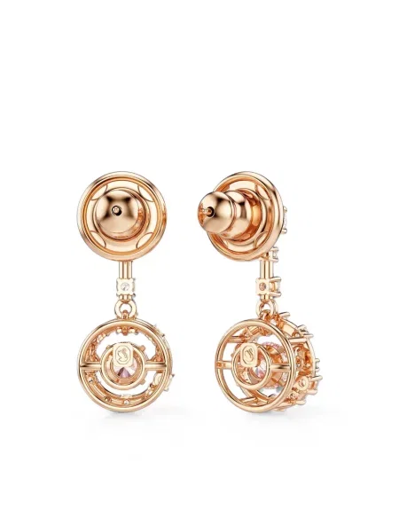 Cercei Swarovski roz