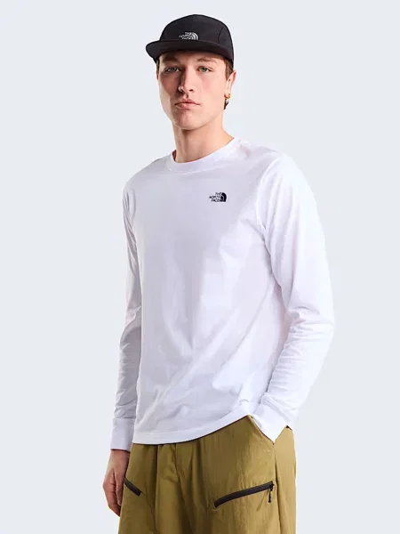 Лонгслів The North Face M EVOLUTION SIMPLE DOME REGULA білий
