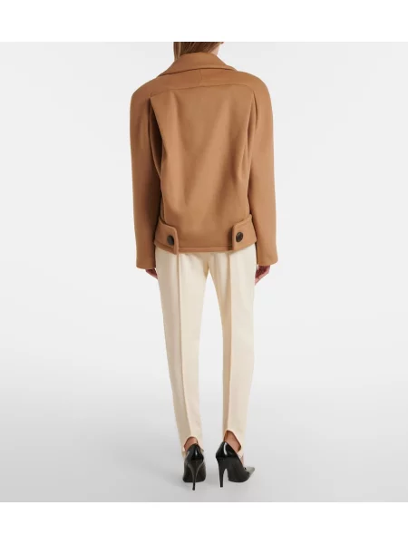 Leggings Stella Mccartney din jerseu bej