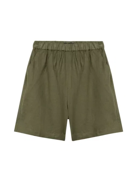 Lniane szorty Brooks Brothers zielone