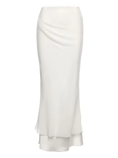 Maksi spódnica maxi V:pm Atelier drapowana biała