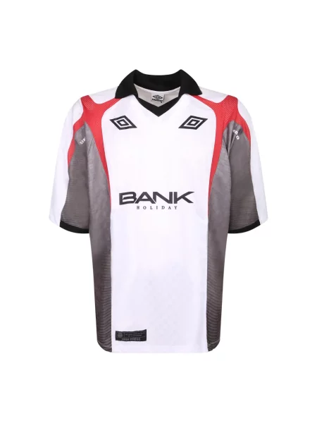 Koszulka z nadrukiem Umbro z dżerseju klasyczna biała