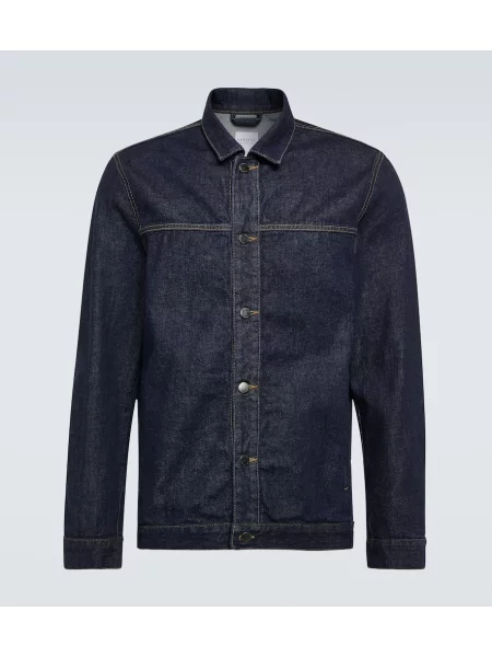 Geacă de blugi Sunspel albastru