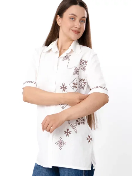 Льняная рубашка носи своє
