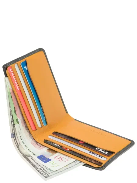 Кожаный кошелек Visconti черный