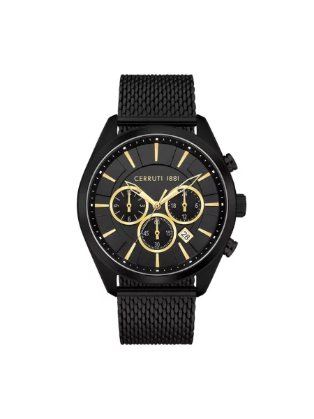 CERRUTI Analogové hodinky Chronograph Grottamare' černá