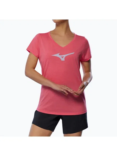 Дамска тениска за бягане Mizuno Core RB Tee camellia rose розово