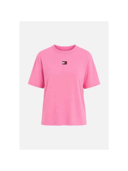 Tričko Tommy Jeans ružová