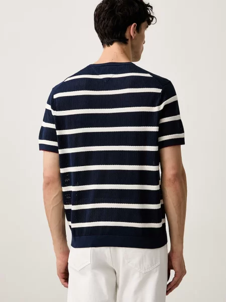 Tommy Hilfiger T-shirt swetrowy granatowa