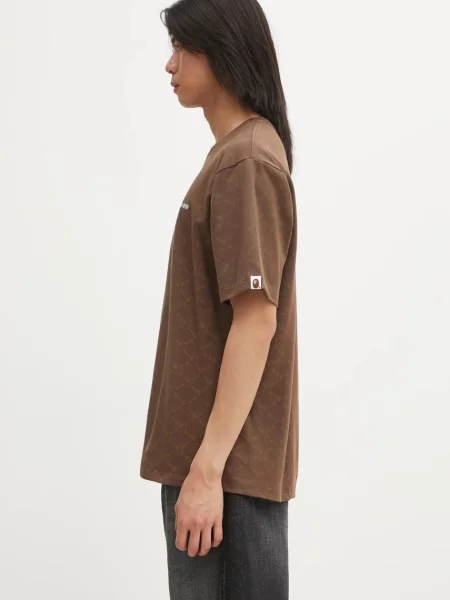 A Bathing Ape tricou din College Monogram Logo