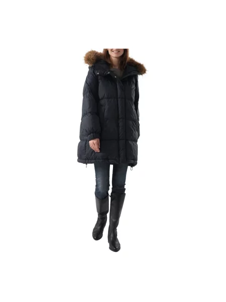 Płaszcz Weekend Max Mara pikowany czarny