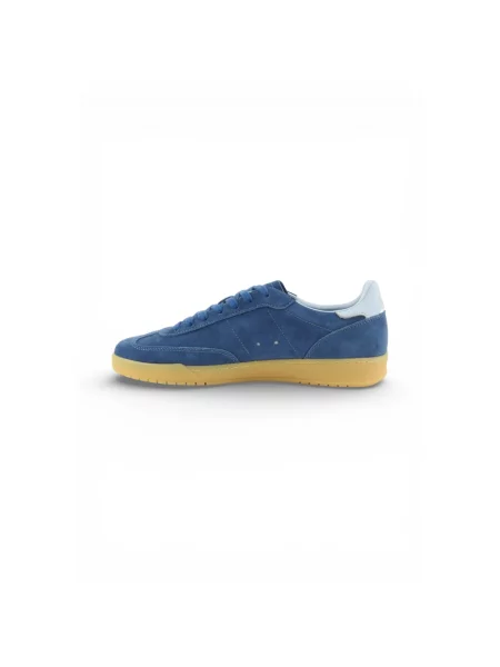 Sneakersy Sun68 skórzane niebieskie
