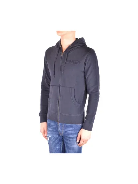 Bluza rozpinana Woolrich niebieska
