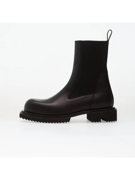 Sneakers Rick Owens DRKSHDW Leather Boots Beatle Gabe Black EUR 40 črna