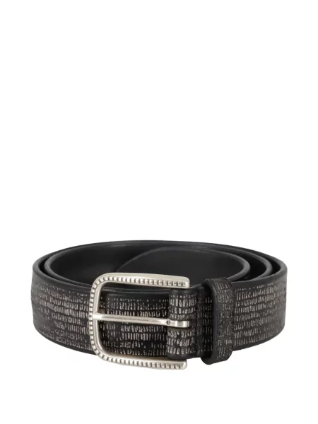 Cu centură curea Orciani din piele negru