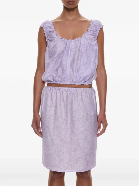 Top Christopher Esber din jacard violet