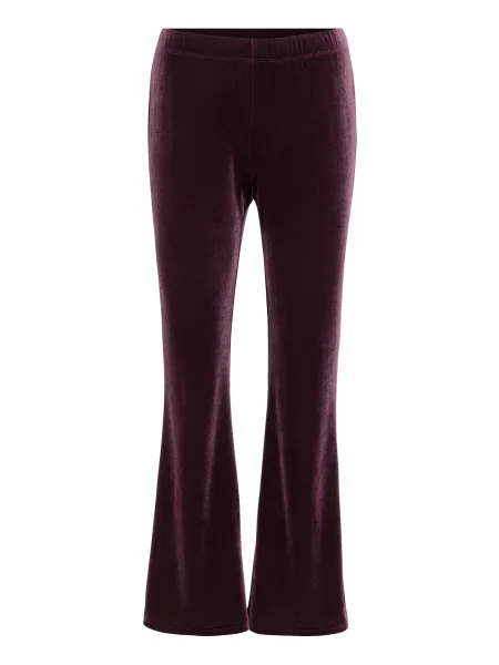 Only Petite Hlače ONLSMOOTH vinsko rdeča