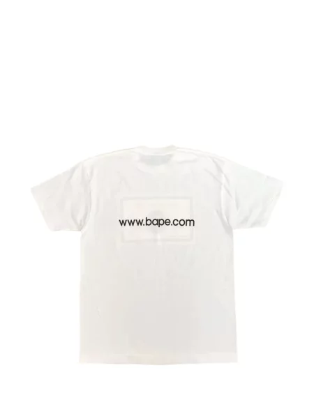 Tricou A Bathing Ape® cu imagine alb